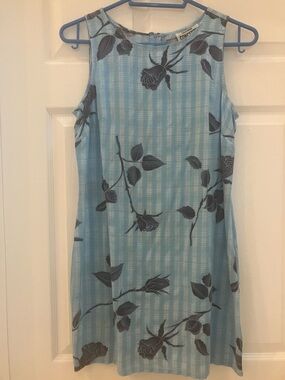 California Concepts light blue floral dress
